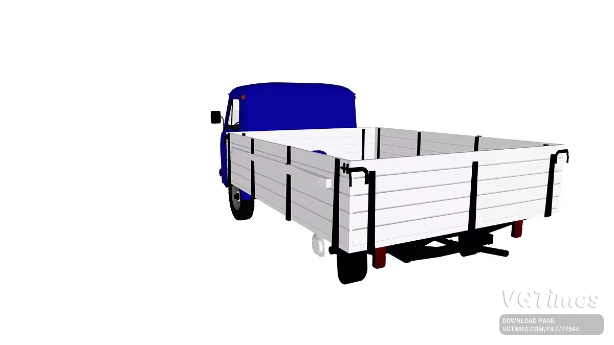 Simple Car Crash Physics Sim — УАЗ буханка з відкритим кузовом