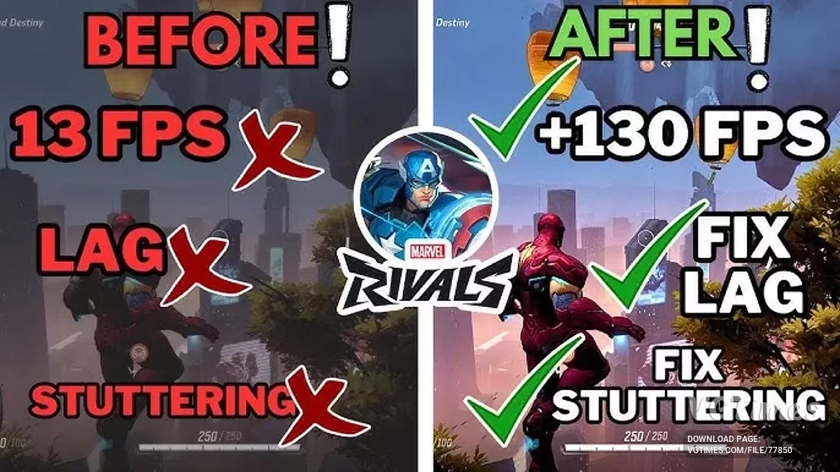 Marvel Rivals — FPS increase