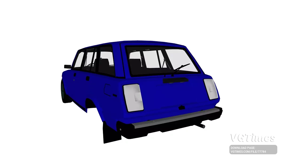 Simple Car Crash Physics Sim — WAZ-2104 Remaster