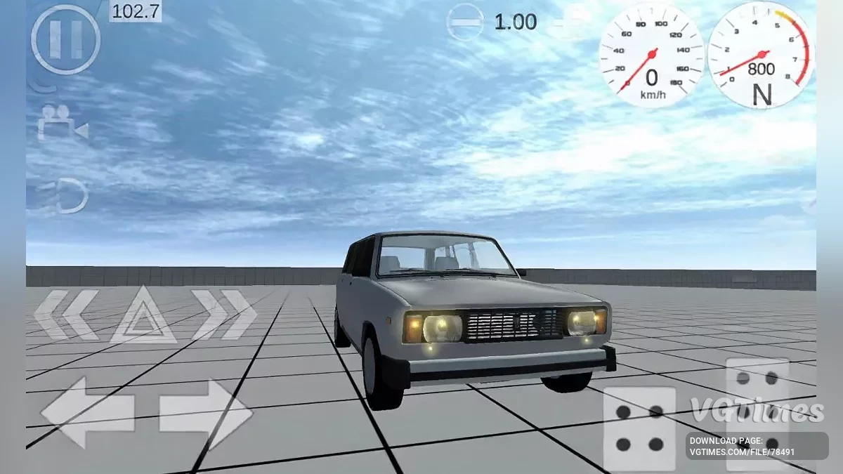 Simple Car Crash Physics Sim — VAZ-2104