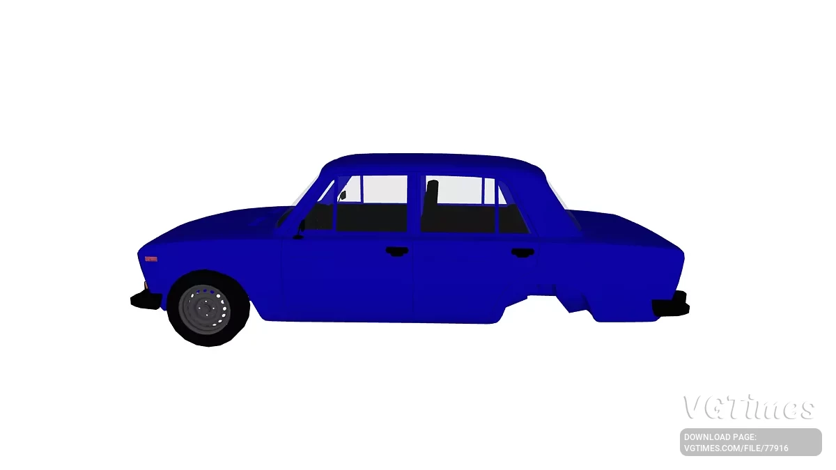 Simple Car Crash Physics Sim — VAZ-2106