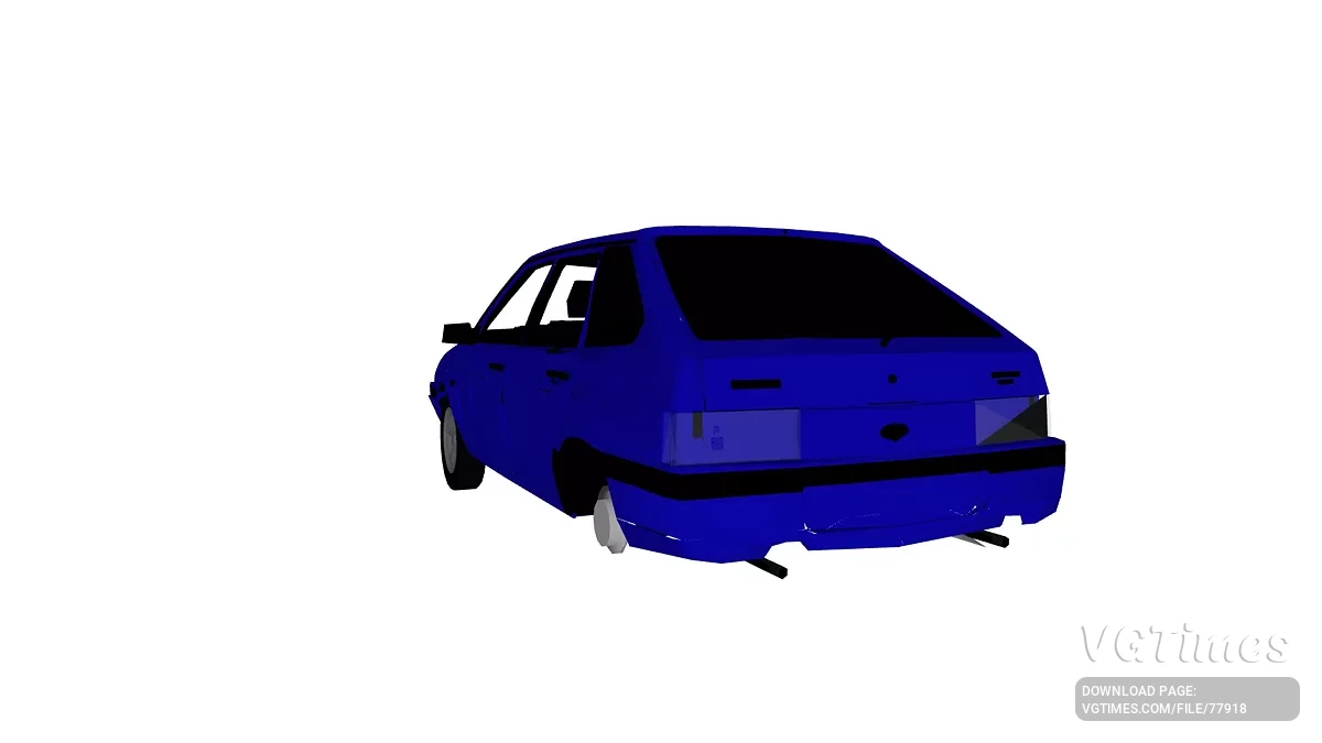 Simple Car Crash Physics Sim — VAZ-2109