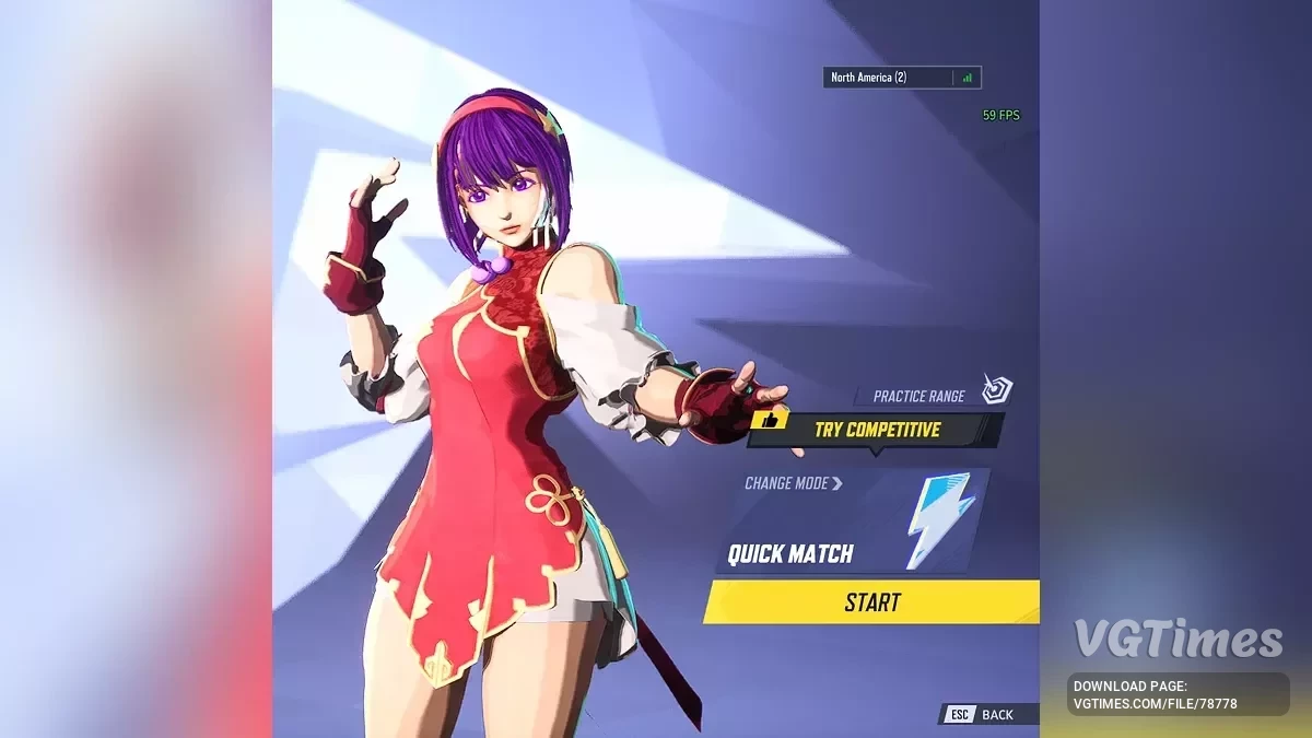 Marvel Rivals — Athena do jogo The King of Fighters XV