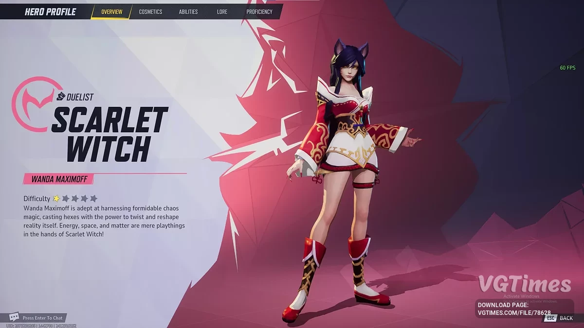 Marvel Rivals — Ahri del juego League of legends