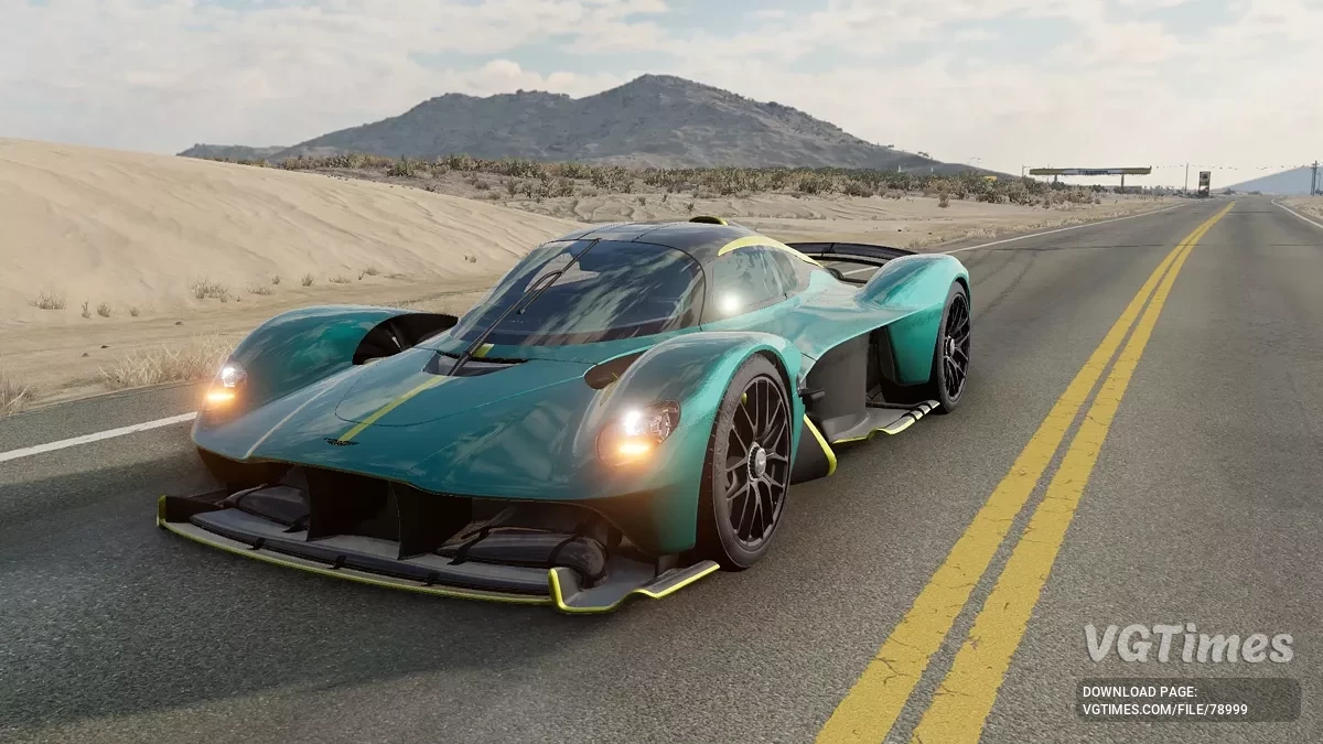 BeamNG.drive — Aston Martin Valkyrie (0,34s)