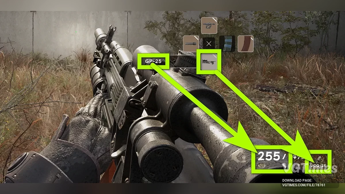 S.T.A.L.K.E.R. 2: Heart of Chornobyl — Автоматичний режим і максимальний боєзапас для всього озброєння