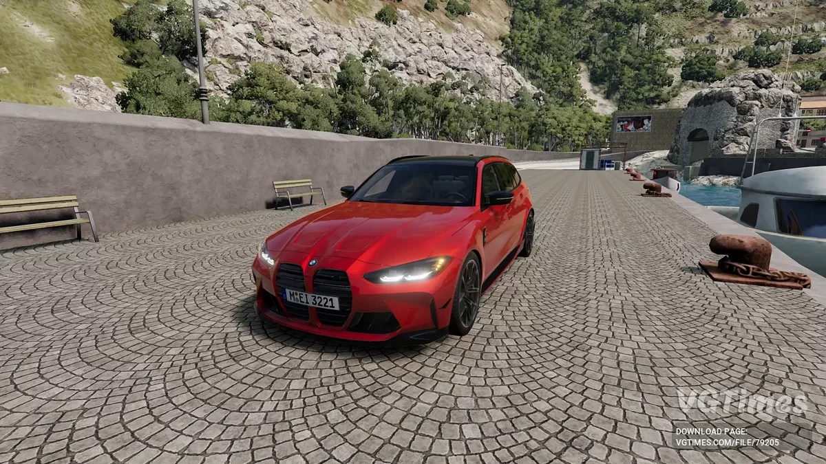 BeamNG.drive — BMW M3 G80/81 (0,34 s)