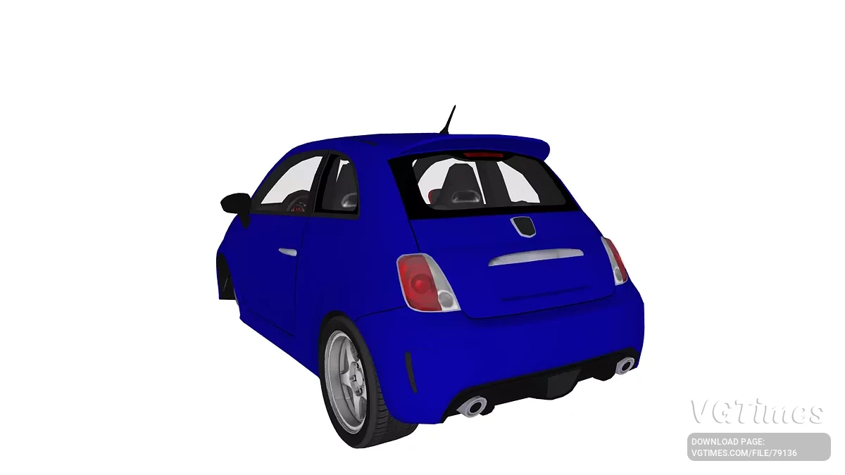 Simple Car Crash Physics Sim — Fiat abarth 500
