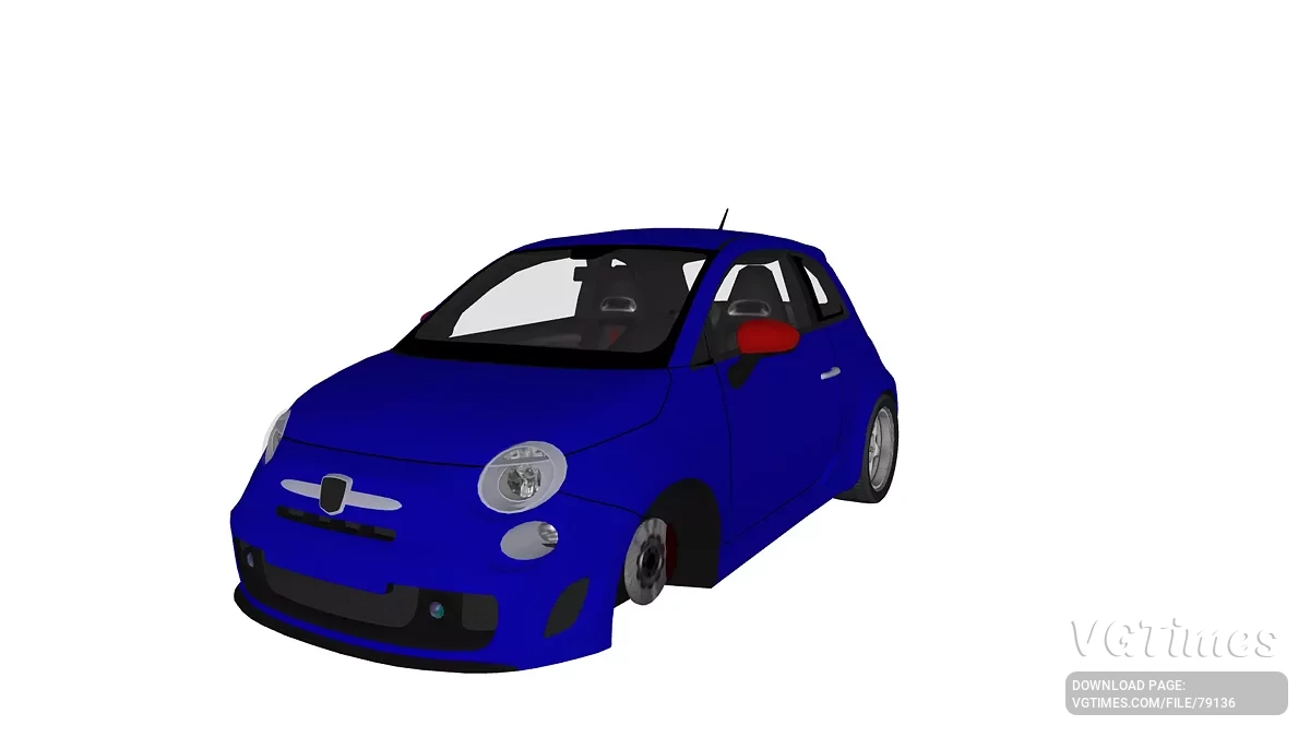 Simple Car Crash Physics Sim — Fiat Abartn 500