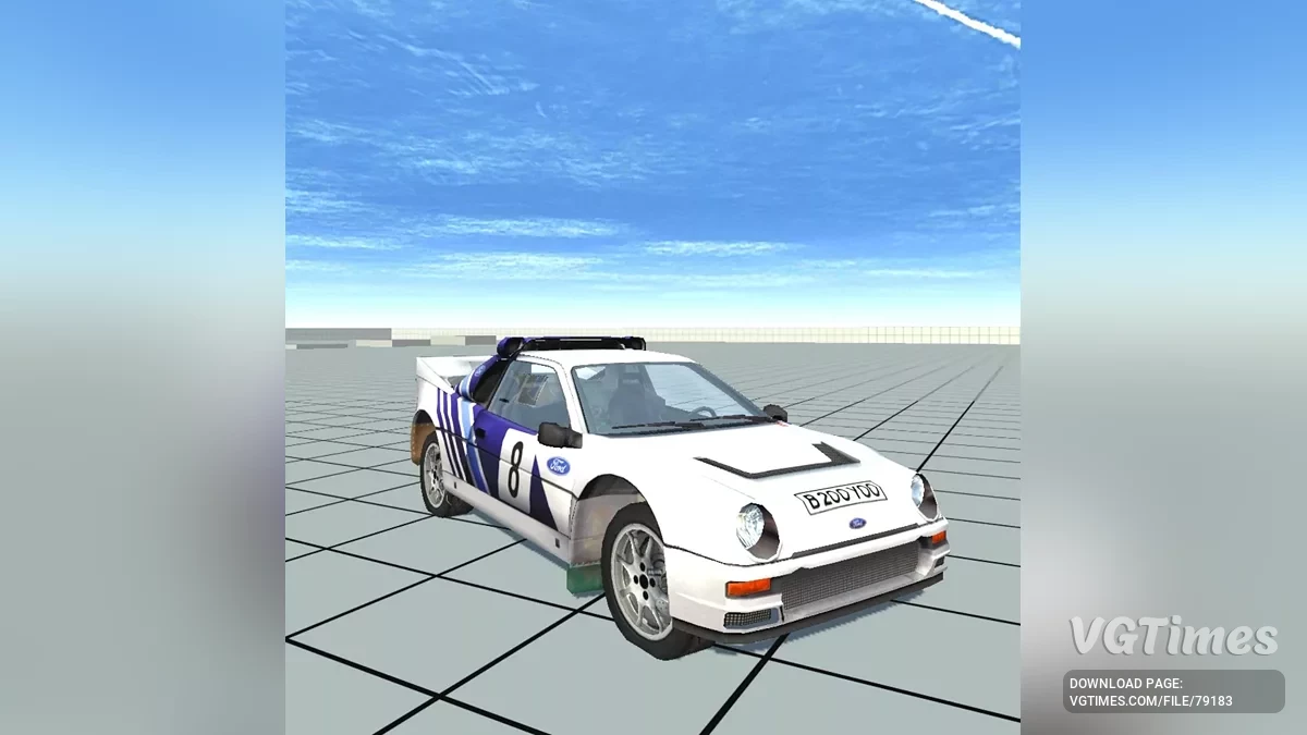 Not Simple Car Crash — Ford RS200