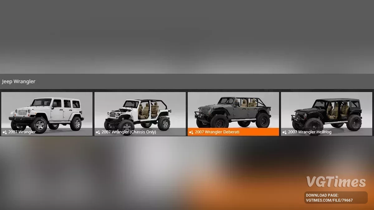 BeamNG.drive — Jeep Wrangler (0.34.x)