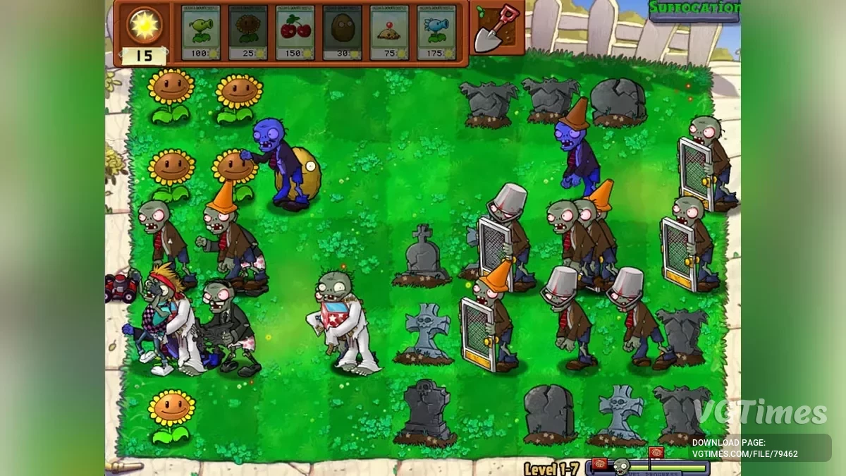 Plants vs. Zombies — Mod incondicional Asfixia [v1.5.0 prelanzamiento 2]