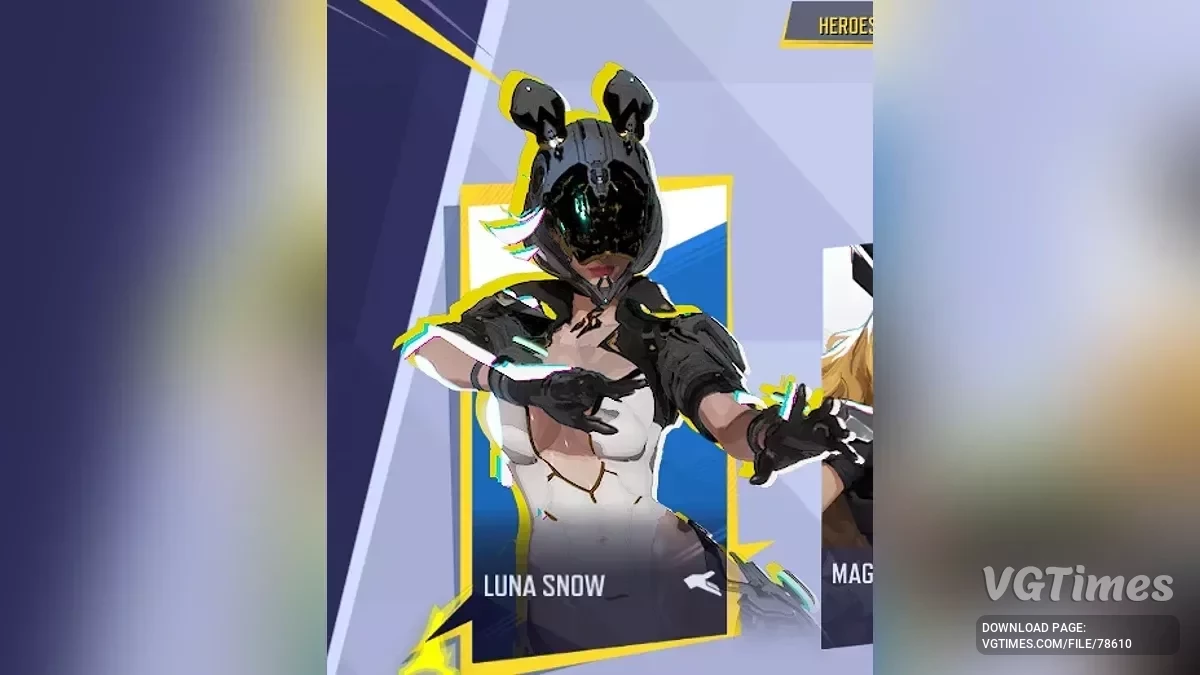 Marvel Rivals — Luna Snow em traje "Snowbunny"