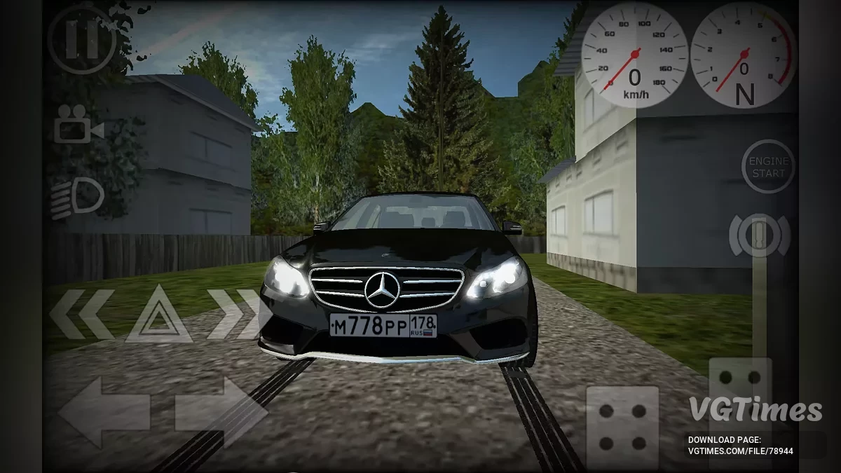 Simple Car Crash Physics Sim — Mercedes-Benz Clase E B212