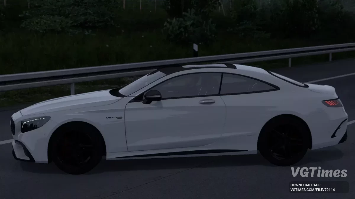 Euro Truck Simulator 2 — Mercedes AMG S63 Coupe Brabus 800 2019 [v1.3]