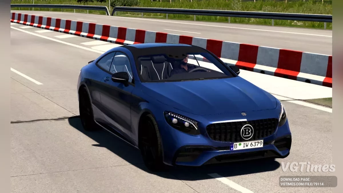 Euro Truck Simulator 2 — Mercedes AMG S63 Coupe Brabus 800 2019 [v1.3]