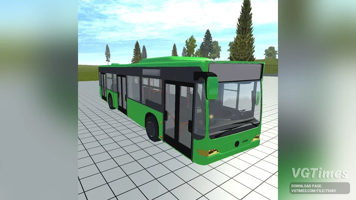 Simple Car Crash Physics Sim — Mercedes (bus)