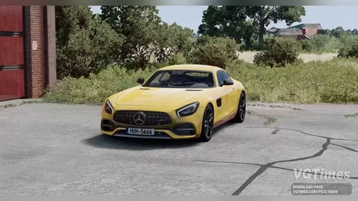 BeamNG.drive — Mercedes-Benz Serie AMG GT (0,34 s)