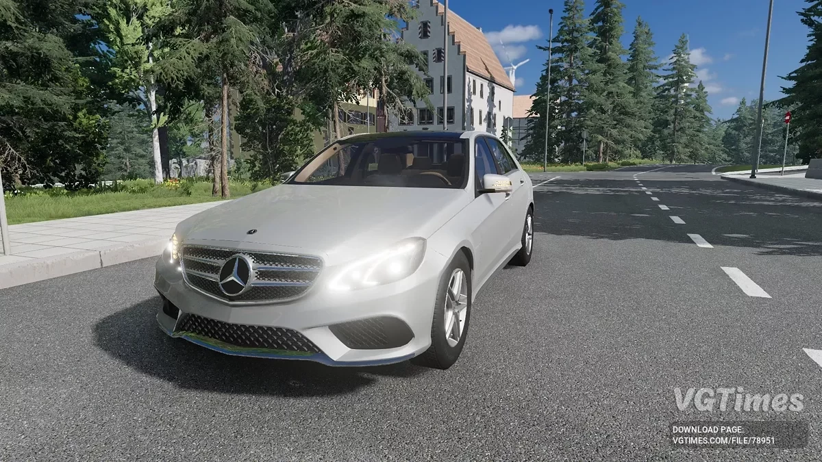 BeamNG.drive — Mercedes-Benz Clase E B212 (0,34 s)