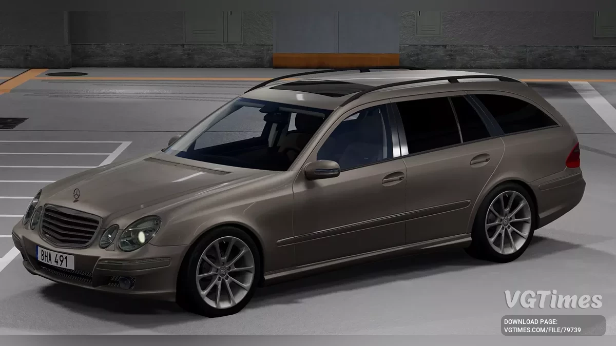 BeamNG.drive — Mercedes-Benz S211 v1.0 Оновлення 2 (0.34.x)