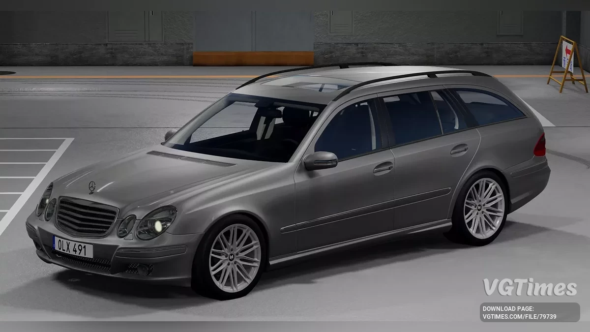 BeamNG.drive — Mercedes-Benz S211 v1.0 Оновлення 2 (0.34.x)