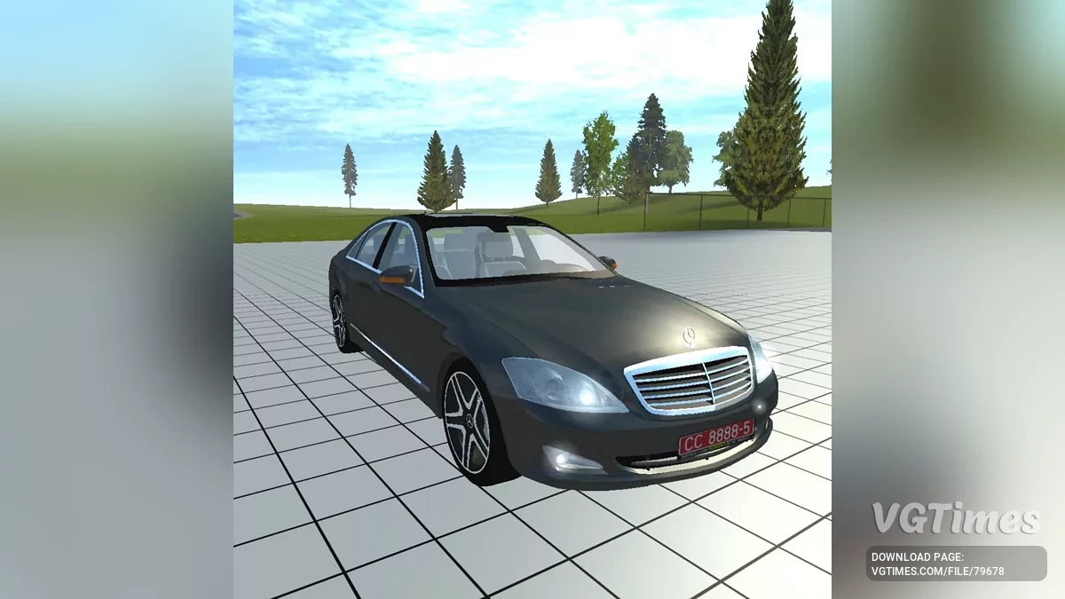 Simple Car Crash Physics Sim — Mercedes C420 B221