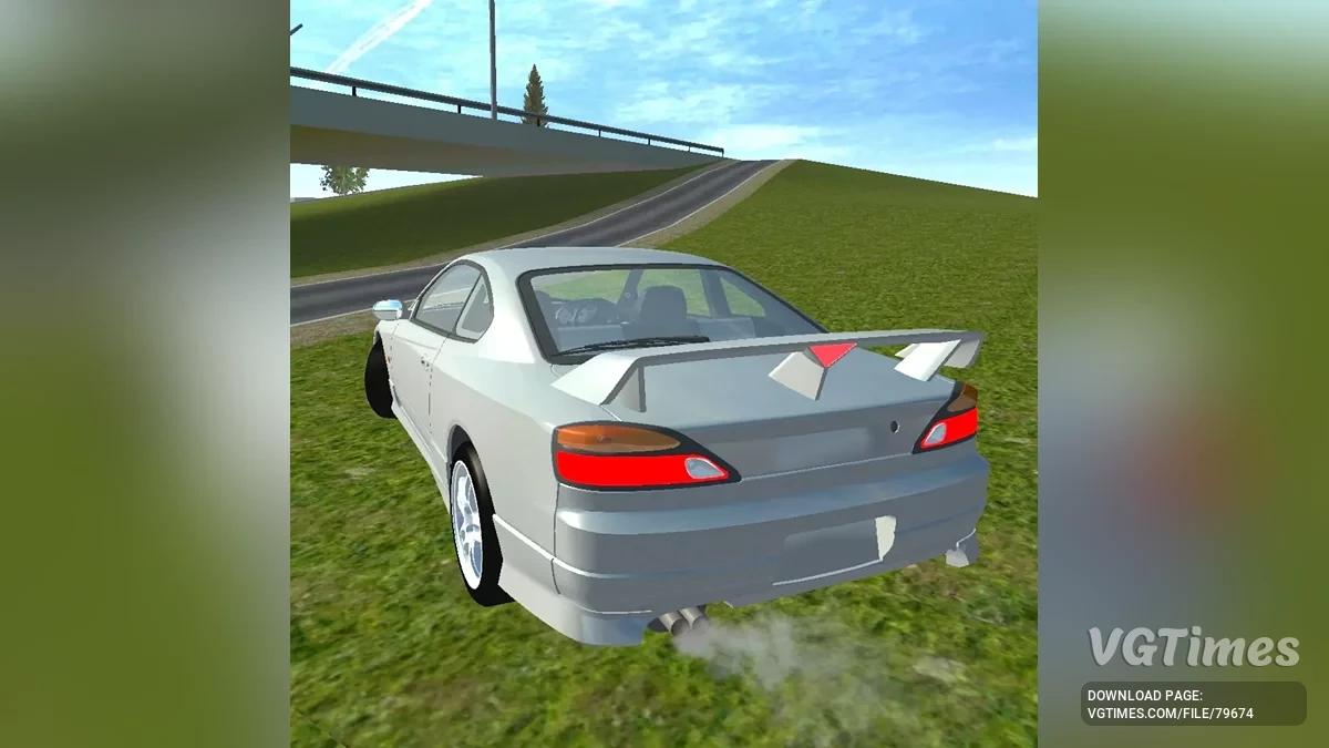 Simple Car Crash Physics Sim — Nissan Silvia S15
