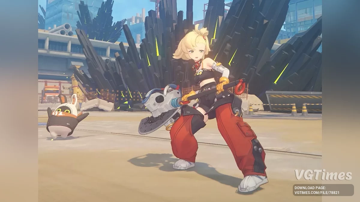 Zenless Zone Zero — Piper em shorts de cintura alta
