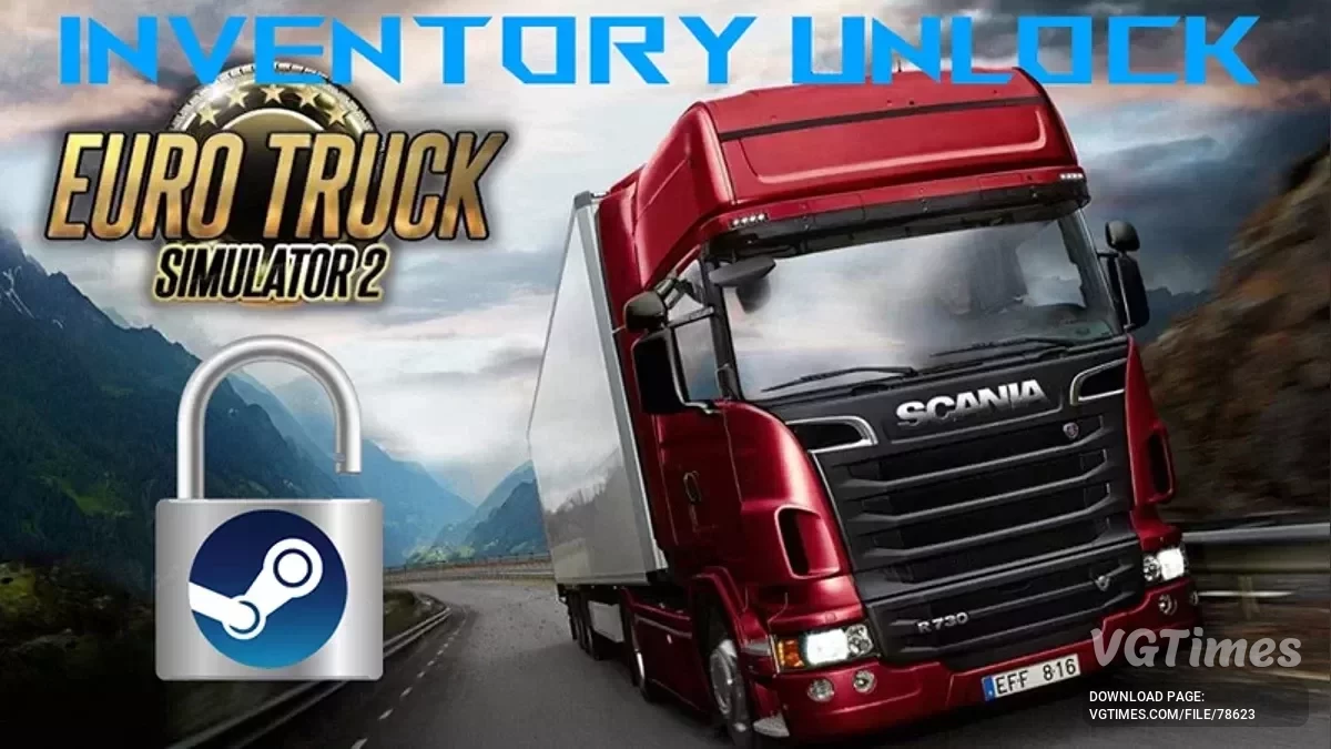 Euro Truck Simulator 2 — Розблокувальник інвентарю Steam [v1.3]