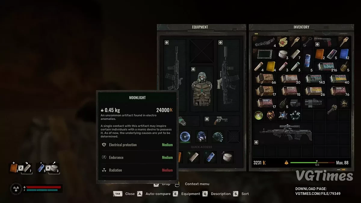 S.T.A.L.K.E.R. 2: Heart of Chornobyl — Rebalans artefaktów