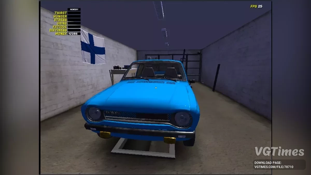 My Summer Car — Blauer Satsuma-Bestand, Grundstück unberührt