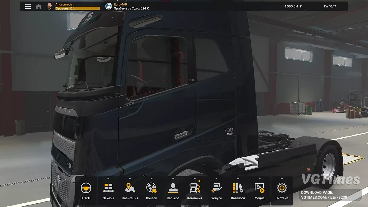 Euro Truck Simulator 2 — Ahorro: 100% ciudades, garajes, todos los DLC [1.53]