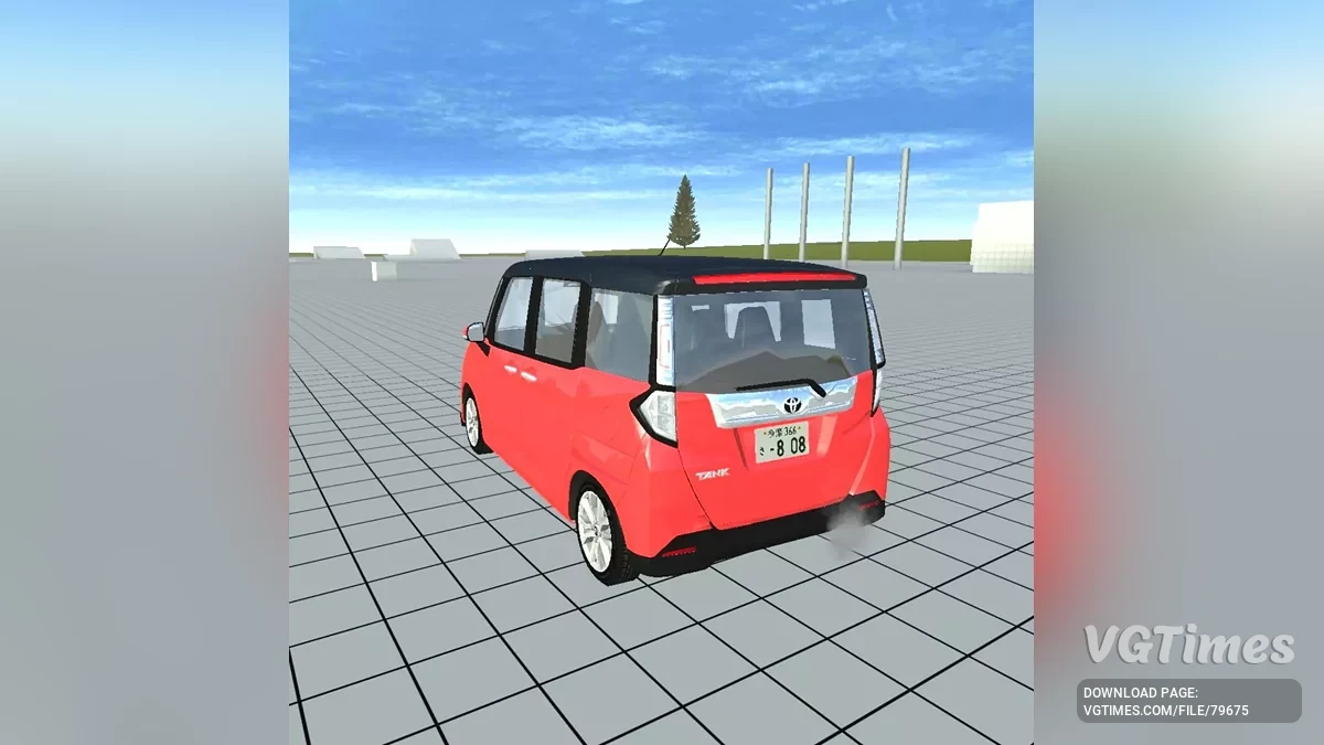 Simple Car Crash Physics Sim — Toyota Tank (2016-2020)