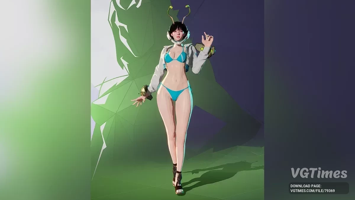 Marvel Rivals — Valbi dalam bikini dari permainan The First Descendant