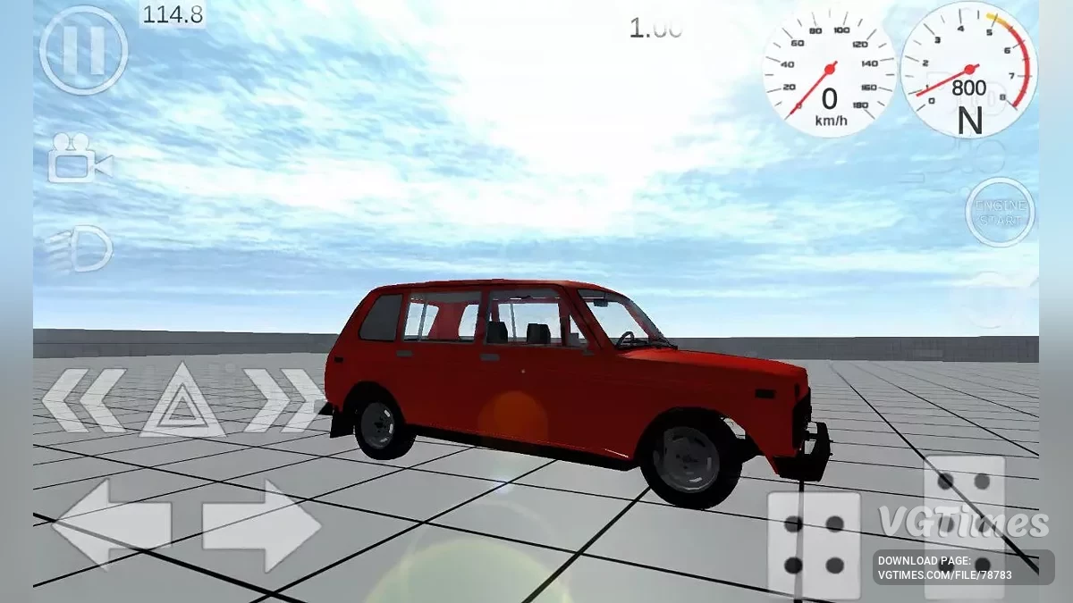 Simple Car Crash Physics Sim — VAZ 2131 Niva