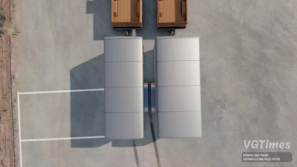 BeamNG.drive — Ширший закритий трейлер v2.1.1 (0.34.x)