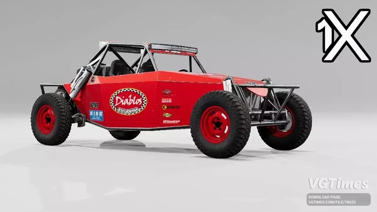 BeamNG.drive — Wubzco 1600 Car 1-X v1.0 (0.34.x)