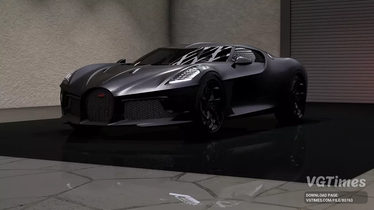 BeamNG.drive — Bugatti la Otetire Noir 2022