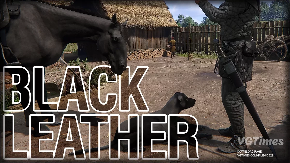 Kingdom Come: Deliverance 2 — Couro preto (PTF)