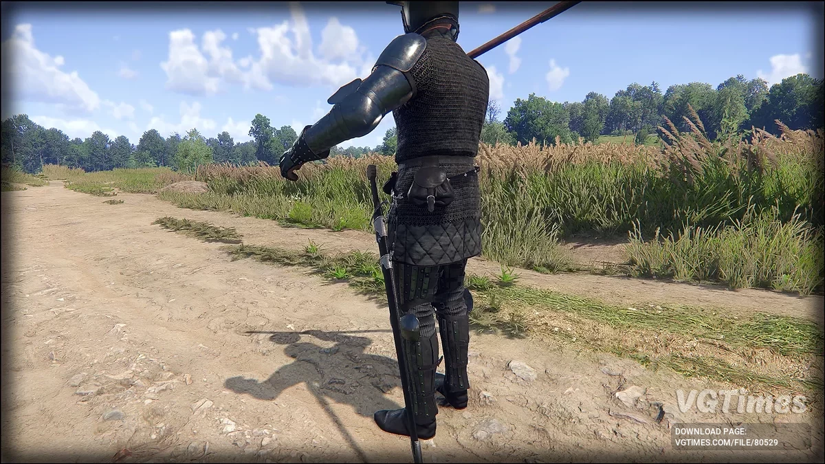 Kingdom Come: Deliverance 2 — Couro preto (PTF)