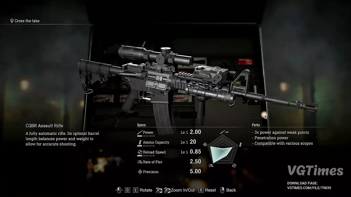 Resident Evil 4 Remake (2023) — Класичний M4A1 Carbine