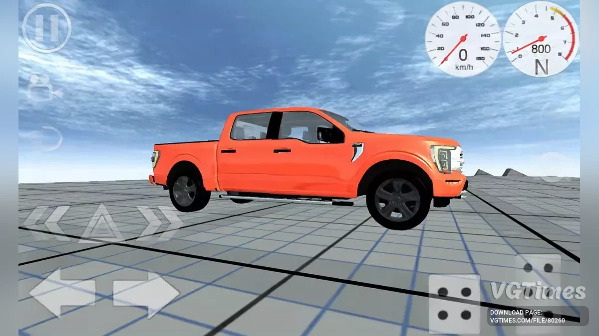 Simple Car Crash Physics Sim — Ford F150 2021