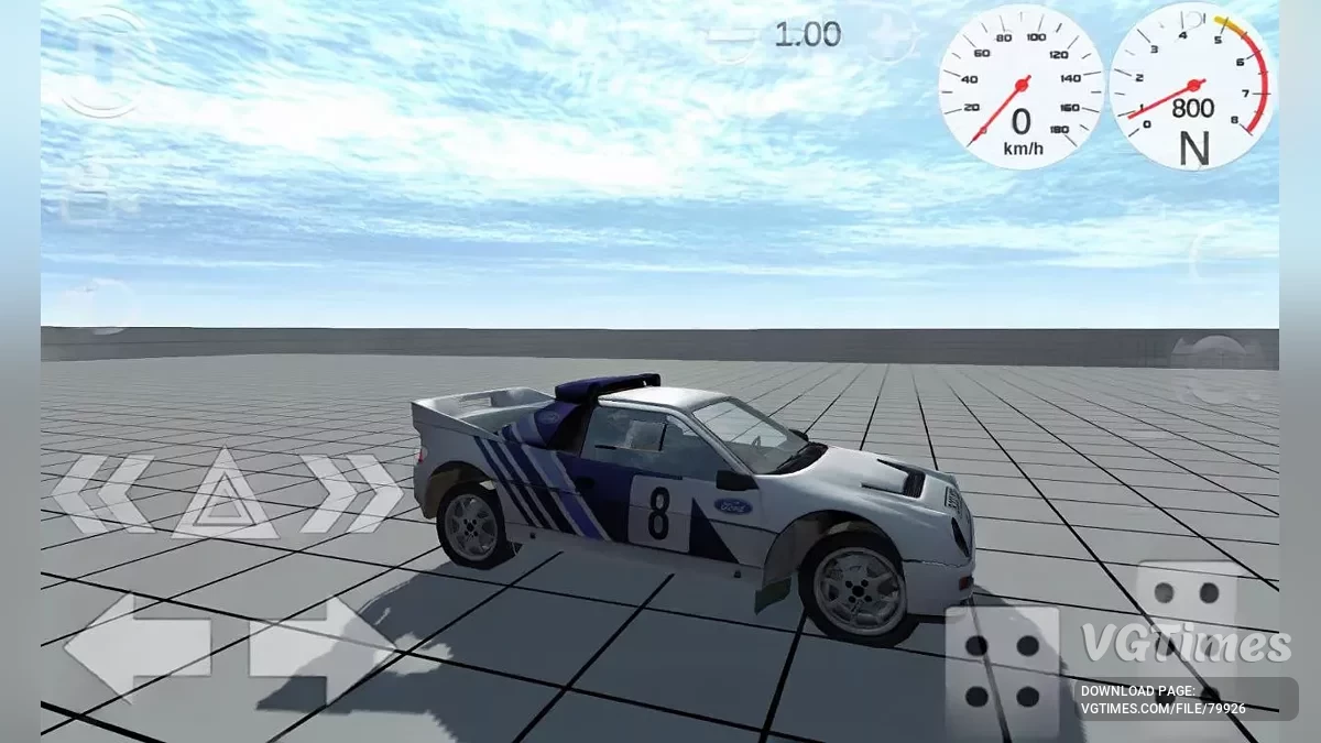 Simple Car Crash Physics Sim — Ford RS200