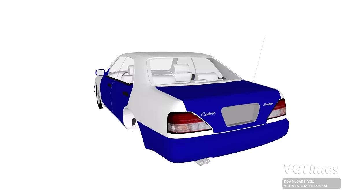 Simple Car Crash Physics Sim — Nissan Cedric Y33