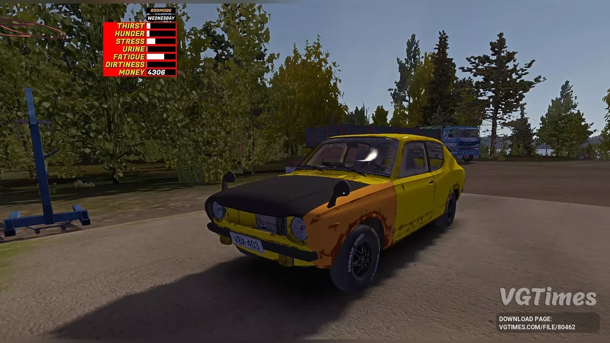 My Summer Car — Orange Satsuma, 4000 marcas, hay un camión