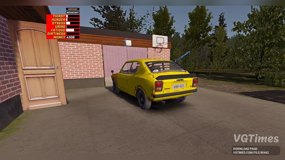 My Summer Car — Satsuma Oranye, 4000 mark, ada truk