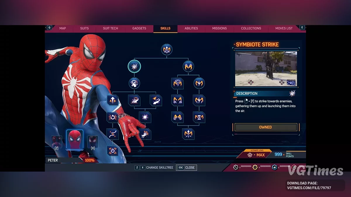 Marvel's Spider-Man 2 — Selesai 100% dan tersedia NG+