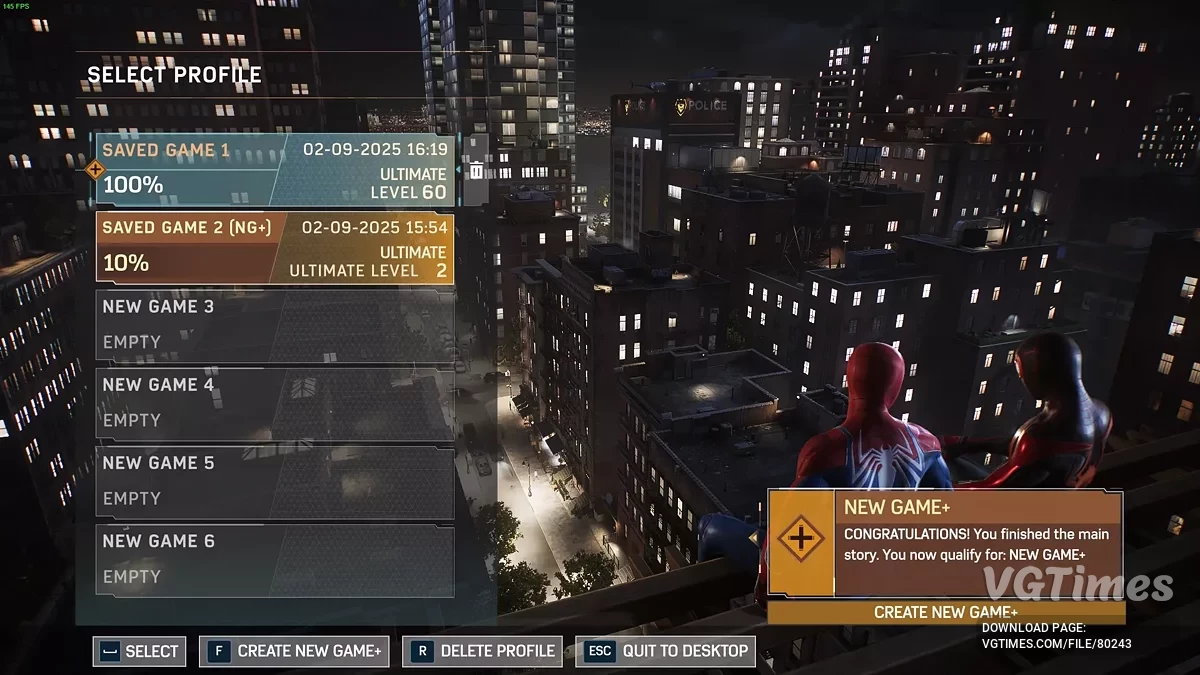 Marvel's Spider-Man 2 — Пройдено на 100 відсотків