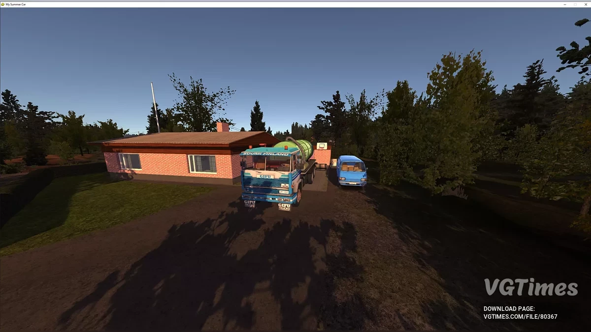 My Summer Car — Kamaz trabaja en bombeo