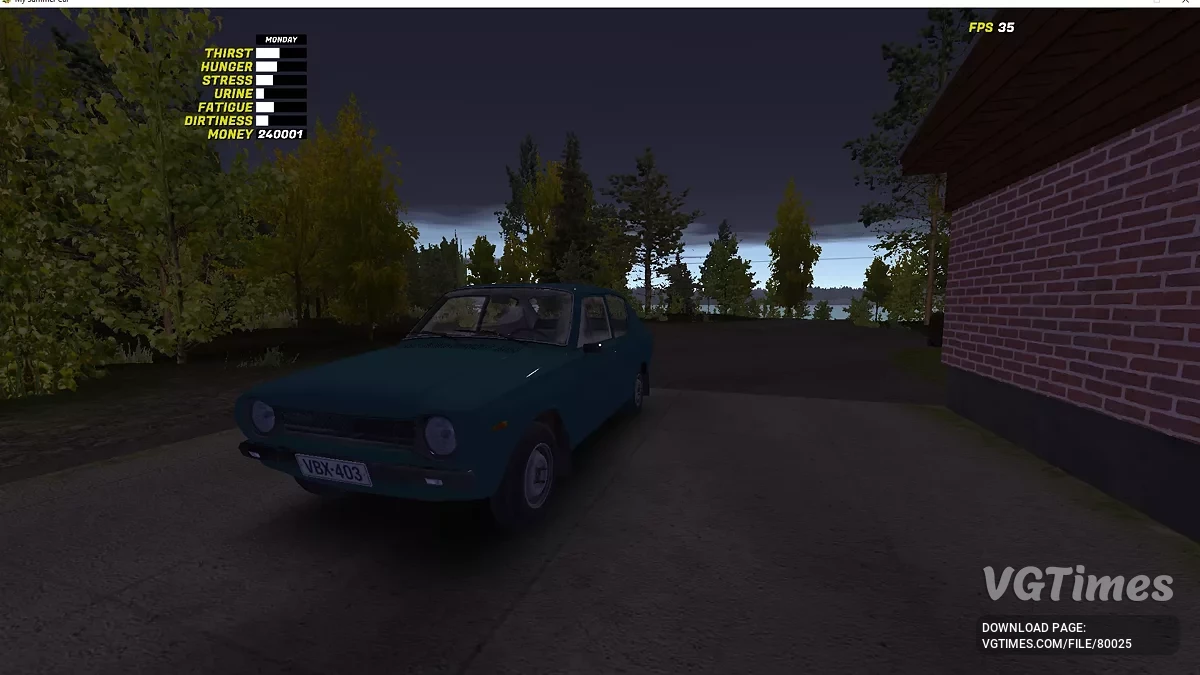My Summer Car — Mobil Satsuma Lengkap dengan Uang dan Persediaan